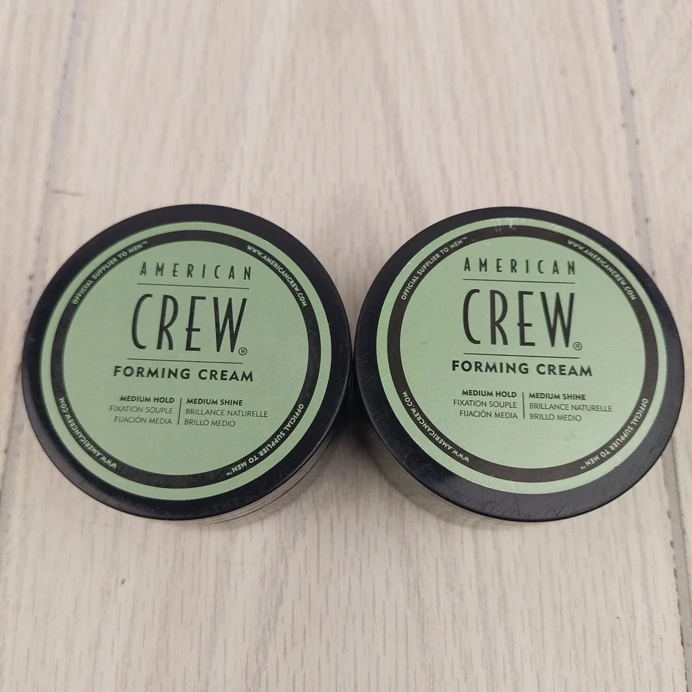American Crew Forming Cream Men 3oz 2-Pack Medium Hold Medium Shine
